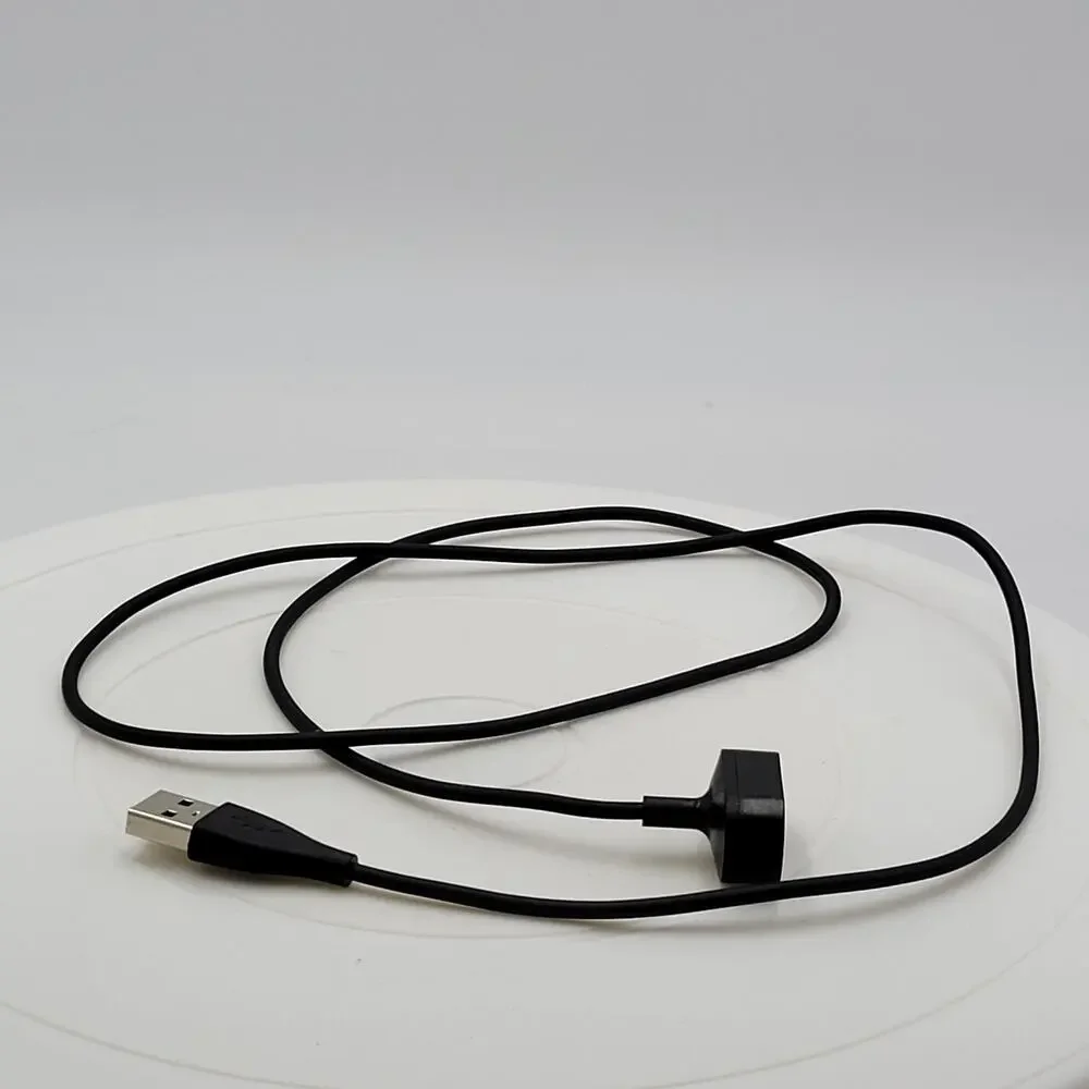 FitBit Fitness Activity Tracker Black Metal Bands Magnetic Lock‎ with Charger